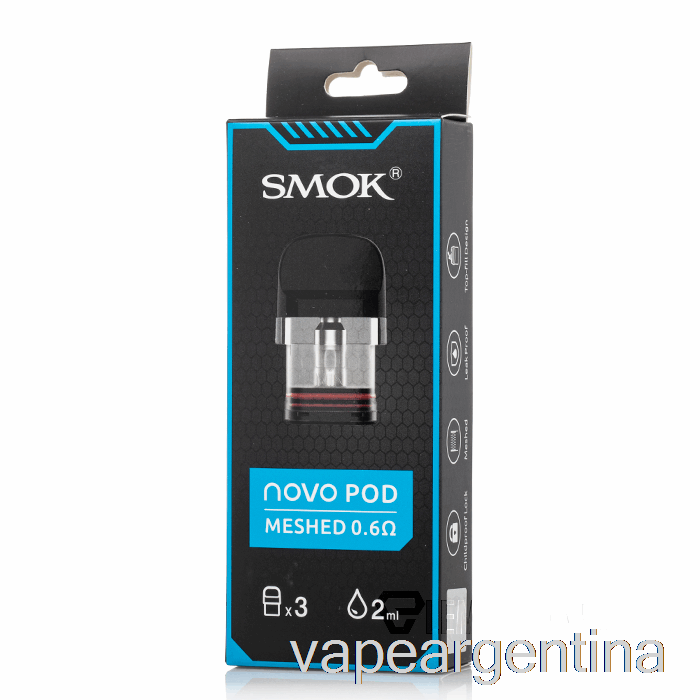 Cartuchos De Cápsulas De Repuesto Smok Novo 0.6ohm Novo Pods Vape Argentina